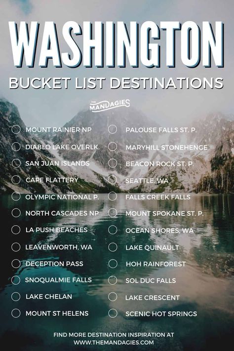 Washington Bucket List, Washington State Map, Washington Road Trip, Things To Do In Washington, Pacific Northwest Travel, Washington State Travel, Seattle Travel, Washington Hikes, Washington Travel