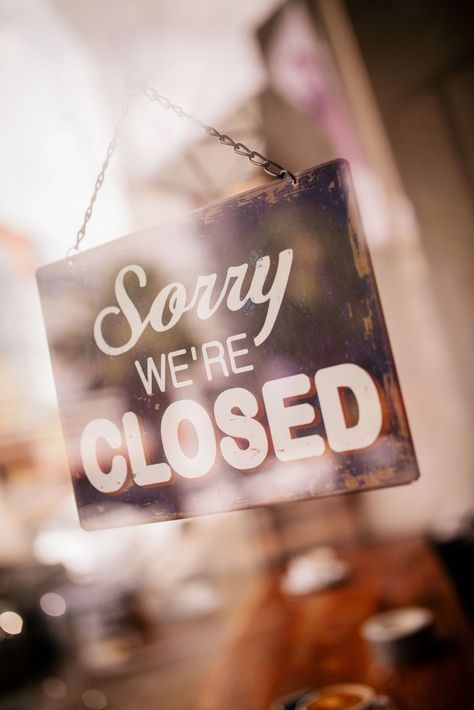 70 Stores That Will Be Closed on Thanksgiving Day | A record number of stores have confirmed closures for the holiday. Closed For The Holidays Sign, We Are Closed Today, Spray Tan Business, Closed Sign, Closed Today, Closed Signs, Close Today, Op Shop, Ikea Home