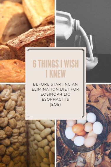 Food allergy specialist dietitian provides 6 things she wishes she knew before starting an elimination diet for Eosinophilic Eosphagitis (EoE) 6 Elimination Diet Recipes, Eoe Foods To Eat, Six Food Elimination Diet Recipes, 6 Food Elimination Diet Recipes, Eoe Elimination Diet Recipes, Barretts Esophageal Diet, Esophagus Healing Foods, Eosinophilic Esophagus Diet, 6 Food Elimination Diet