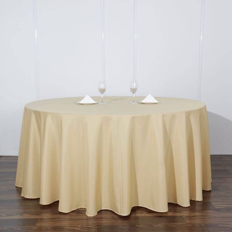 Round Table Sizes, Cream Table, Round Tablecloths, Head Tables, Wedding Table Linens, Table Overlays, Wedding Party Table, Mantel Redondo, Table Skirt