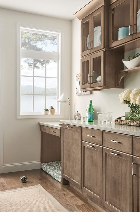 Wood And Glass Cabinets Kitchen, Stain Grade Kitchen Cabinets, Ikea Oak Kitchen Cabinets, Unfinished Maple Kitchen Cabinets, Natural Cabinets With White Countertops, Ash Brown Kitchen Cabinets, Cottagecore Kitchen Cabinets, Kitchen Backsplash Ideas Light Wood Cabinets, Kitchen Cabinets Stained Wood