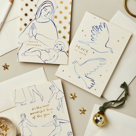 Products – Page 8 – Wanderlust Paper Co. Wanderlust Paper Co, Winter Card Design, Illustrated Greeting Cards, Christmas Greeting Cards Design, Aesthetic Christmas Cards, Christmas Cards Illustration, Dove Christmas Card, Blue Christmas Cards, Illustrated Christmas Cards