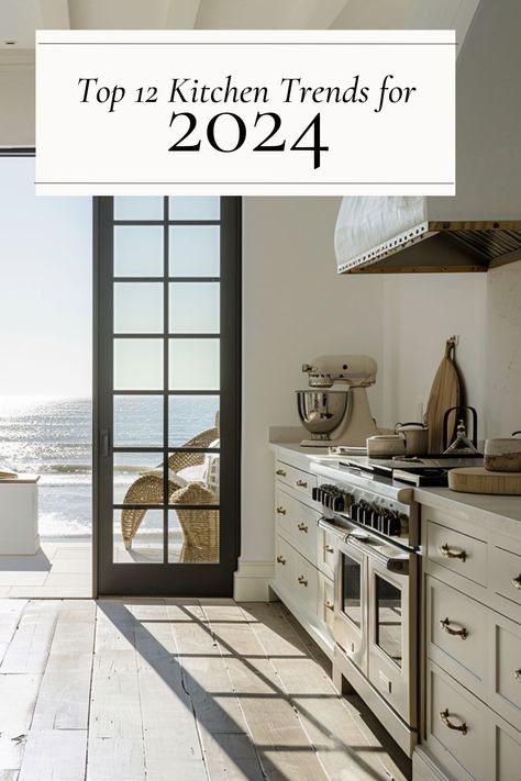 Learn about kitchen trends. This guide is packed with tons of inspiration Modern Luxury Kitchen 2024, 2025 Kitchen Design Trends, Kitchen Trends For 2024, 2024 Countertop Trends, Current Kitchen Trends, Kitchen Trends 2024, Kitchen Counter Design, Modern Kitchen Trends, Modular Kitchen Ideas