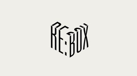 LOGOS Ƨ by Mateusz Chmura, via Behance Logo Box Design, Box Logo Design Ideas, Out Of The Box Logo, Modular Logo, Perspective Logo, Box Logo Design, Box Symbol, Luxe Logo, Cube Logo