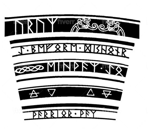 I will draw a cool and unique viking tattoo design Traditional Viking Tattoos, Viking Rune Tattoo, Norse Mythology Tattoo, Scandinavian Tattoo, Viking Tattoo Sleeve, Celtic Knot Tattoo, Minimalist Tattoo Ideas, Vikings Tattoo, Geometric Sleeve Tattoo