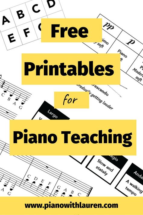 Learn To Read Music Piano, Piano Music Beginners, Reading Piano Music For Beginners, Free Beginner Piano Sheet Music Printables, Piano Scales Free Printable, Piano Lesson Printables, Learning Music Notes Piano, Learning Piano Notes, Printable Piano Keyboard