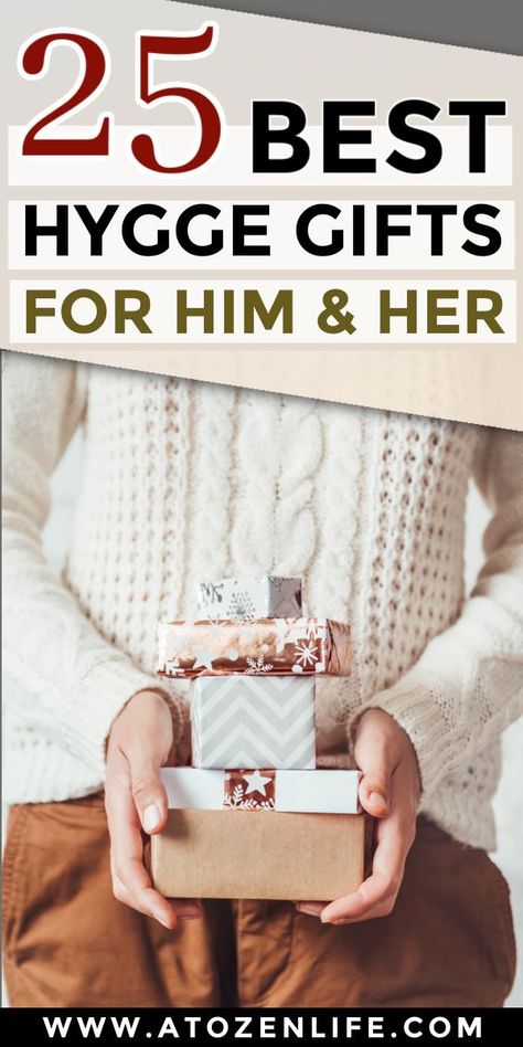 A list of the best hygge gifts for him & her for Christmas gift ideas that are simple & unique Hygge Gift Ideas, Gift Ideas For Families, Goft Ideas, Cozy Gift Ideas, Hygge Gift Basket, Hygge Winter, Hygge Living, Minimalist Kids, Hygge Gifts