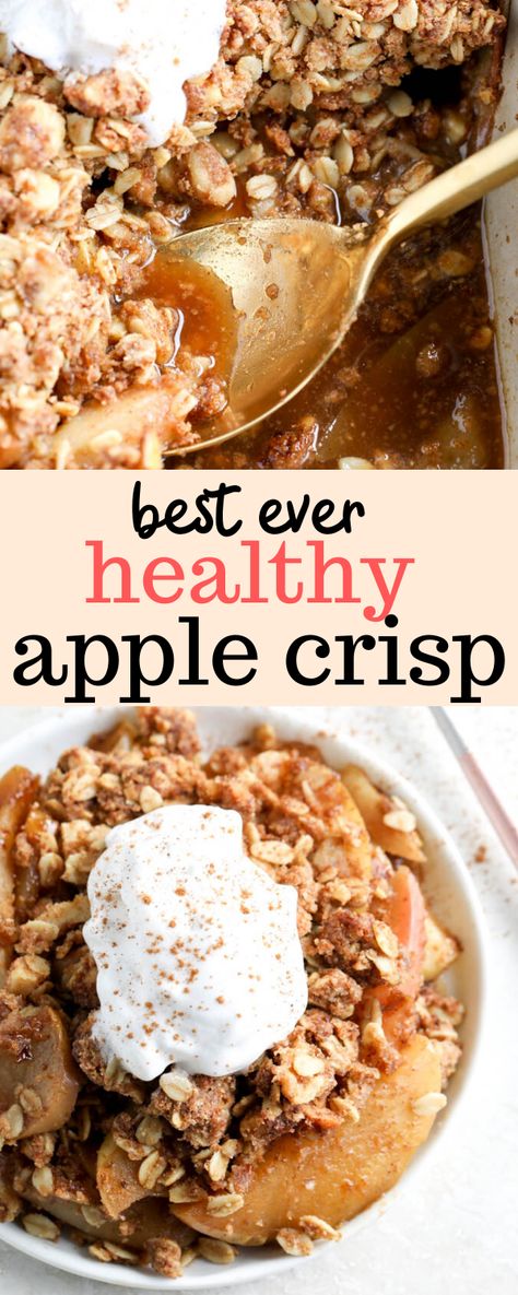 Erin Lives Whole, Healthy Apple Desserts, Healthy Fall Desserts, Healthy Apple Pie, Healthy Apple Crisp, Traditional Apple Pie, Apple Crisp Recipes, Healthy Apple, Fall Flavors