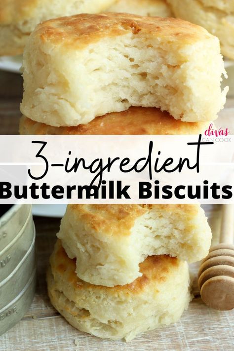 3 Ingredient Biscuit Recipe, 2 Ingredient Biscuits, Easy Homemade Biscuits, Homemade Biscuits Recipe, Easy Biscuit Recipe, Homemade Buttermilk Biscuits, Homemade Bread Recipes Easy, Bisquick Recipes, Homemade Buttermilk