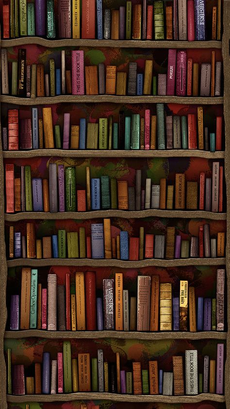 Bookshelves, Bookcase, Wallpapers, Iphone, Books