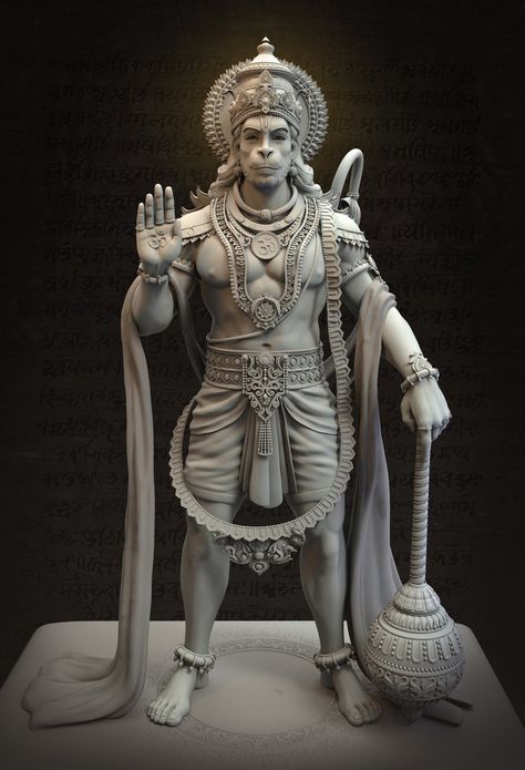 ArtStation - Vijayanjaneya Statue, Harshal Battin Pawanputra Hanuman, Nephilim Giants, साईं बाबा, Hanuman Ji Wallpapers, Arte Yoga, Hanuman Hd Wallpaper, Hanuman Chalisa, Bhakti Yoga, Shri Hanuman