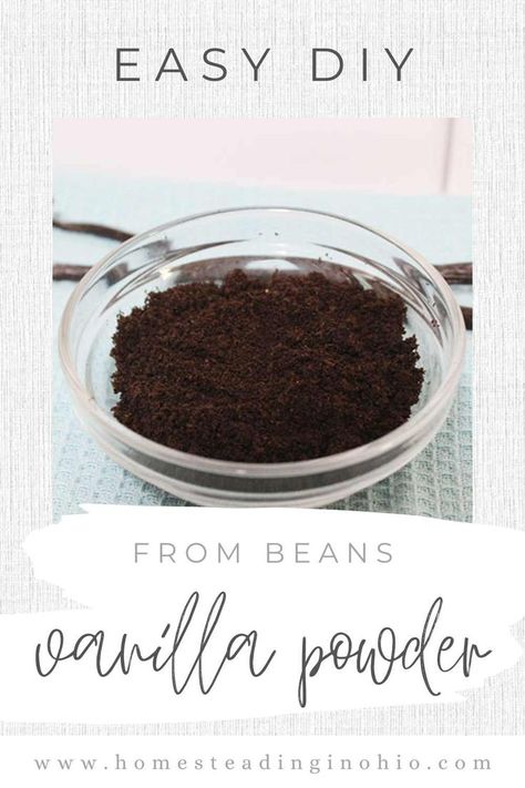 Substitute For Vanilla Extract, Iced Vanilla Latte Recipe, Vanilla Bean Recipes, Diy Vanilla, Vanilla Bean Frosting, Make Vanilla Extract, Vanilla Extract Recipe, Vanilla Powder, Bean Recipe