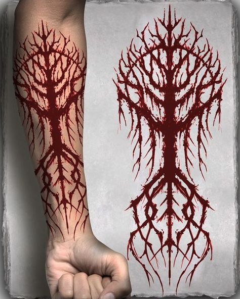 Yggdrasil Tattoo, Viking Tattoos For Men, Viking Tattoo Symbol, Mystical Tattoos, Rune Tattoo, Scary Tattoos, Fantasy Tattoos, Magic Tattoo, Norse Tattoo