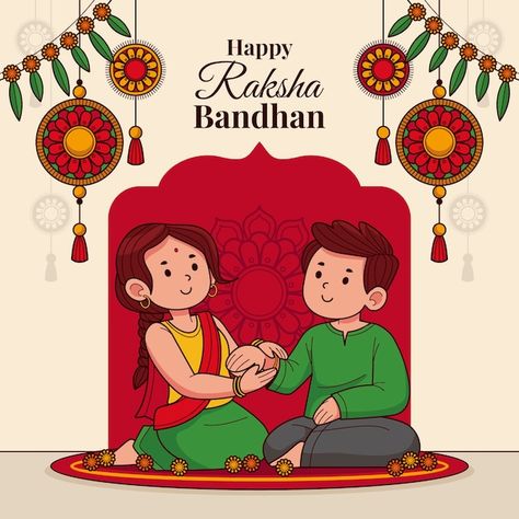 Raksha Bandhan Illustration, Happy Raksha Bandhan Images, Raksha Bandhan Images, Advanced Cardiac Life Support, Air Ambulance, School Wall Art, Black Paper Drawing, Krishna Wallpapers, Art Village