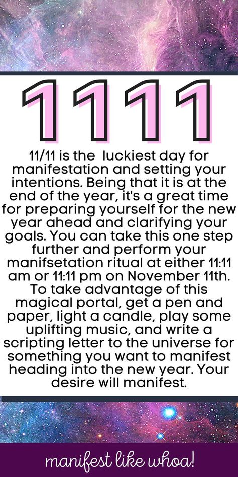 11/11 Angel Number Manifestation for November 11, 2021 (Law of Attraction Portal For Your Desires) 11 11 Ritual, 11 11 Spells, 11:11 Angel Number Meaning, November 11 Quotes, 11/11 Day, 11 11 Manifestation, Nov 11 Manifest, What Does 11:11 Mean, 11:11 Meaning Angels