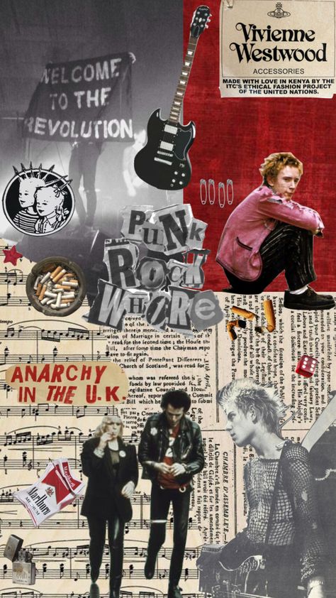 Music Rock Aesthetic, 1970s Punk Aesthetic, 60s Punk Aesthetic, Punk Pictures, Punk Asethic Wallpaper, Punk Moodboard Fashion, Punk Rock Moodboard, Punk Music Aesthetic, Punk Rock Aesthetic Wallpaper