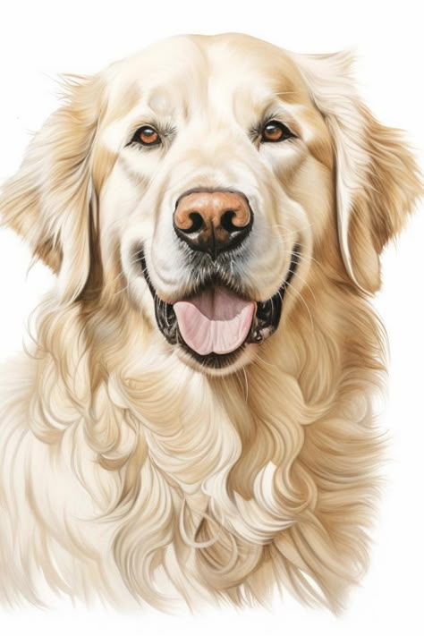 Beautiful retriever Cute Golden Retriever Puppy Drawing, Boy With Golden Retriever, Painting A Golden Retriever, Painting Golden Retriever, Golden Retriever Puppy Painting, Golden Retriever Tattoo, Dog Paintings Golden Retriever, Golden Retriever Drawing, Golden Retriever Painting