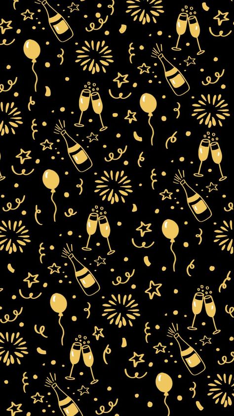 New Years Phone Wallpaper, New Years Wallpapers Aesthetic, New Year's Eve Wallpaper, New Year's Eve Background, Floral Wallpaper Desktop, Iphone Wallpaper Winter, Happy New Year Wallpaper, Phone Background Patterns, Picture Templates