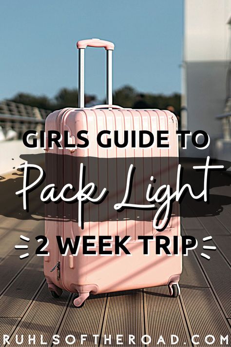 Two Week Trip Packing Lists, How To Pack Luggage For Plane, How To Pack For A 2 Week Trip, 2 Weeks Travel Packing Lists, How To Pack A Carry On For 2 Weeks Europe, Pack A Carry On For 2 Weeks, How To Pack For A Week Trip, What To Pack For Vacation 2 Weeks, What To Pack For A Two Week Trip