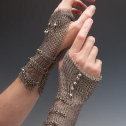 Chainmail Glove, Chainmail Clothing, Alana Blanchard, Burton Snowboards, Metal Lace, Chain Mail, Gold Sparkle, Art Festival, Metal Chain