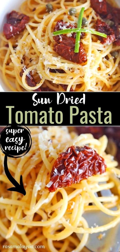 Noodles With Sun Dried Tomatoes, Pasta Dishes With Sundried Tomatoes, Pasta Sauce With Sundried Tomatoes, Garlic Sundried Tomato Pasta, Sundered Tomato Pasta, Ways To Use Sun Dried Tomatoes, Pasta With Sun Dried Tomatoes Spinach, Sin Dried Tomato Pasta, Sun Dried Tomatoes In Oil Recipes