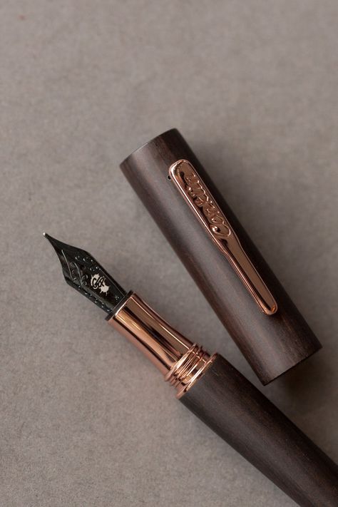 @1969Mauricio Pen Aesthetic Writing, Fountain Pen Aesthetic Vintage, Pens Aesthetics, Fountain Pen Aesthetic, Pens For Calligraphy, Black Stationary, Cool Pens, Pen Aesthetic, Aesthetic Pens