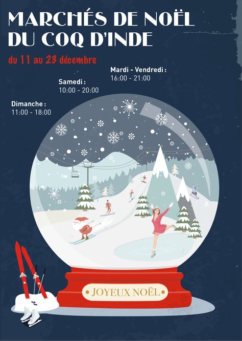 Snow Globe Ideas Christmas, Winter Market Poster, Christmas Market Poster Design, Christmas Poster Illustration, Winter Festival Poster, Christmas Festival Poster, Christmas Market Poster, Christmas Poster Design Graphics, Xmas Poster Design