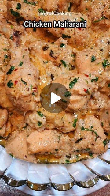 Chicken Maharani Recipe, Chicken Recipes Indian Curries, Rezala Chicken, Malai Chicken Recipe, Dry Chicken Recipes Indian, Chicken Chilli Recipes, Ramadan Dishes, Chicken Marination, Chicken Kurma