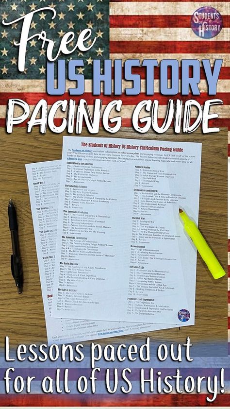 Us History Homeschool, Middle School American History, Us History Anchor Charts Middle School, Middle School History Curriculum, Us History Unit Studies, High School History Lesson Plans, Unit Studies For Middle School, History Lesson Plans High School, Classroom Themes High School History