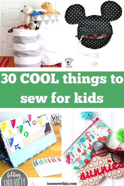 I love sewing for my kids!Actually, I’m always in search of inspiration to sew wonderful little items for them. Here you will find a collection of 30 fun and creative ideas of things you can easily make for kids.It’s safe to say any mom can appreciate these 30 simple and fresh sewing projects, with step-by-step instructions. #sewingideas #easysewingprojects #sewingforkids #sewingtutorials #freesewingpatterns Aesthetic Things To Sew, Things To Sew For Kids, Cool Things To Sew, Easy Things To Sew, Sewing Gift Ideas, Things To Sew, Beginners Sewing, Boy Sewing, Diy Sewing Gifts