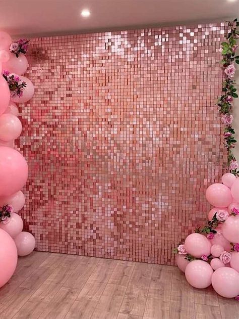 70s Theme Party Backdrop, Pink Theme 21st Birthday Party, Pretty Woman Party Theme, Easy Cheap Party Decorations, Birthday Party Decorations Pink And Gold, Rose Gold Prom Decorations, Y2k Theme Decorations, Mariah Carey Themed Birthday Party, Pink Photo Booth Backdrop