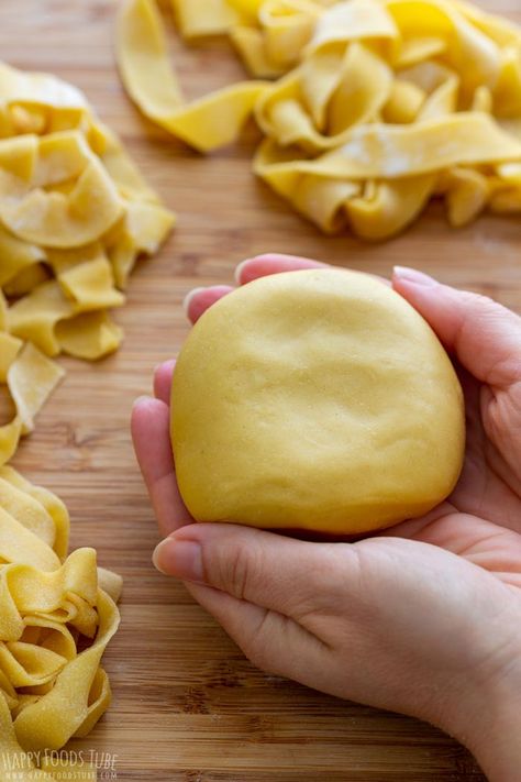 Homemade Pasta Dough Pasta Machine Dough Recipes, Homemade Pasta Small Batch, Homemade Macaroni Pasta, Ravioli Pasta Dough Recipes, Homemade Parpadelle Pasta Recipes, Homemade Pasta Dough By Hand, Home Made Pasta Recipes Easy, Homemade Pasta And Sauce, Homemade Pasta Noodles Without Machine