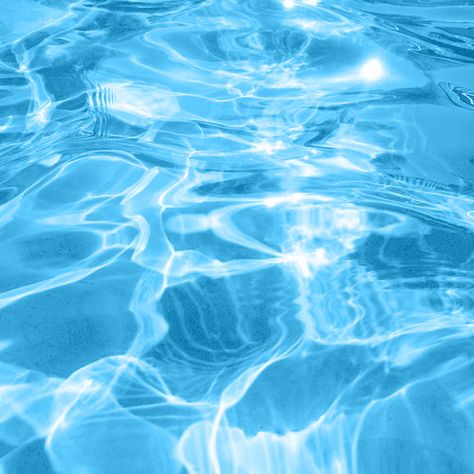 Crystal clear bright blue pool water reflection for inspiration and aesthetic #blue Blue Aesthetic, Blue Water, Water, Blue