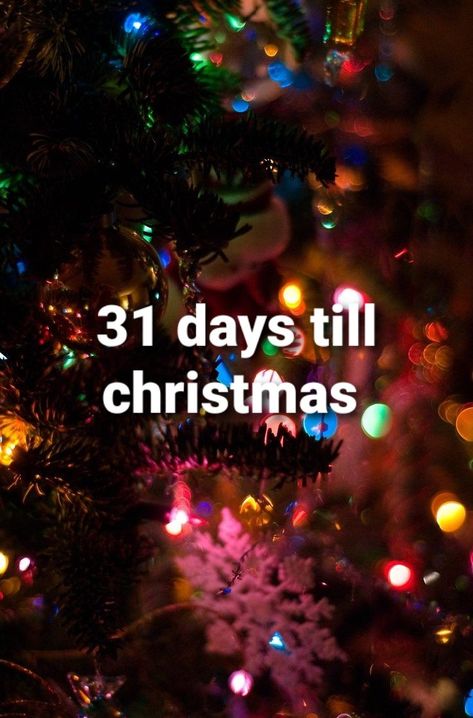 Countdown Till Christmas, Days Till Christmas, 31 Days, Days Until Christmas, Christmas Photoshoot, Christmas Countdown, Christmas Wallpaper, Winter Holidays, Christmas Photos