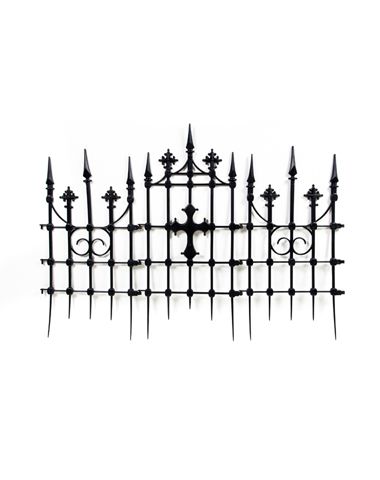 Gothic Cemetery Cross Fence- has bad reviews, but a good pattern to follow when making my own Gothic Cemetery, Make Halloween, For The Record, Spirit Halloween, Cemetery, Fence, Shop Now, Halloween, Books