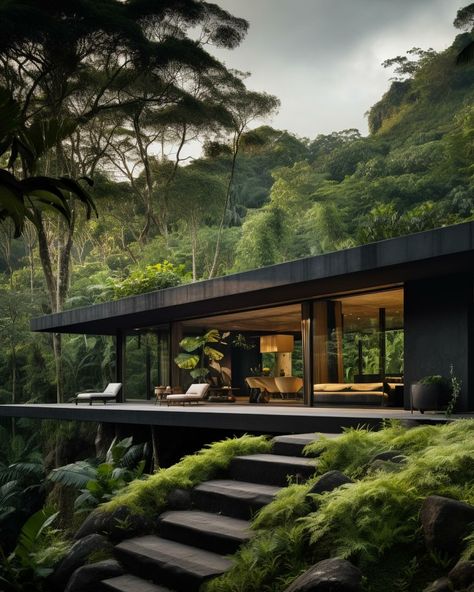 #homedecor #homes #construction #architecture #airbnb #serengeti #tourism #art #3dsmax #ramanizanyumba #ramaninzurizanyumba #ramanizakisasa #nyumbazanguvu House In The Woods, In The Woods, A House, The House, Stairs, Villa, Architecture, Instagram, Design