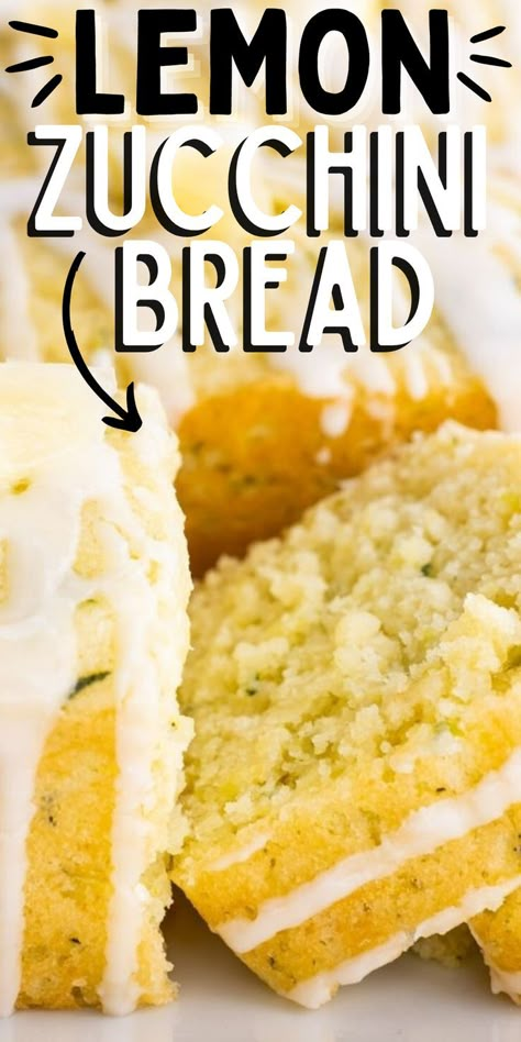 Lemon Zucchini Bread With Buttermilk, Lemon Zest Zucchini Bread, Zucchini Mock Lemon Pie Filling, Different Zucchini Bread Recipes, Zucchini Muffins With Buttermilk, Healthy Things To Make With Zucchini, Zichichi Bread Recipes, Lemon Zucchini Coffee Cake, Zucchini Bread Recipes With Buttermilk