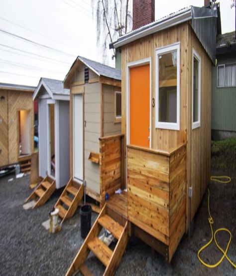 Homeless Shelter Ideas, Homeless Shelter Design, Tiny House Organization, Homeless Housing, Portable Shelter, Shelter Design, Tiny House Community, Tiny House Floor Plans, Tiny House Bathroom