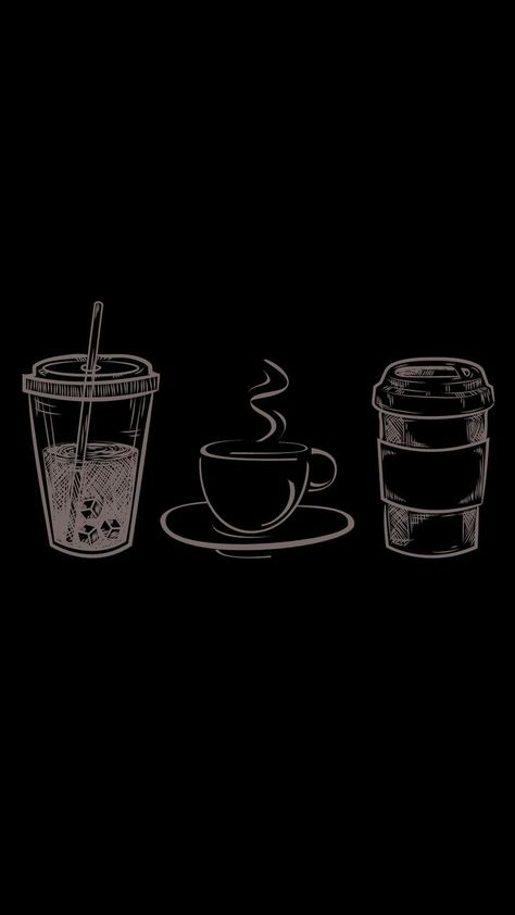 Coffee Black Aesthetic, Coffe Wallpapers Iphone, Coffee Aesthetic Black, Black Coffee Wallpaper, Coffee And Music Wallpaper, Black Aesthetic Food, Boba Background Aesthetic, Barista Aesthetic Wallpaper, Mba Aesthetic Wallpaper