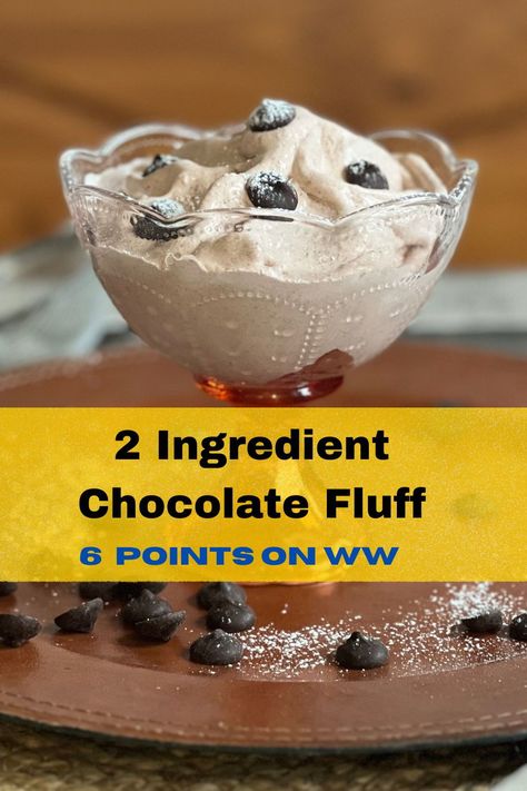 Indulge guilt-free with our 2-Ingredient Chocolate Fluff! 🍫✨ Whip up a delightful treat using just Cool Whip and Jello Instant Pudding. This Weight Watchers-friendly recipe is a sweet sensation with a low SmartPoints value. Quick, easy, and oh-so-decadent—pin it now for a deliciously light dessert experience! 🤤📌 #ChocolateFluff #WeightWatchersFriendly #TwoIngredients #DessertMagic Cool Whip And Jello, Instant Pudding Desserts, Low Calorie Desserts Easy, Chocolate Fluff, Ww Chocolate, Jello Pudding Recipes, Jello Pudding Desserts, Quick Puddings, Recipes With Cool Whip