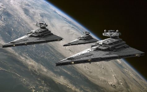 three Star Wars aircrafts Star Wars Star Destroyer digital art science fiction #2K #wallpaper #hdwallpaper #desktop Star Destroyer Wallpaper, Star Wars Trivia, Grand Moff Tarkin, Imperial Star Destroyers, Tapete Gold, Star Wars Character, Star Wars Vehicles, Star Wars Facts, Star Destroyer