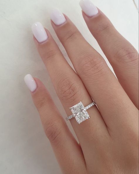 Square engagement rings