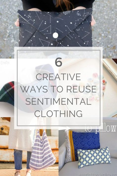 What To Make From Loved Ones Clothes, Memorial Gift Ideas From Clothes, What To Do With Clothes From A Loved One, Sentimental Sewing Projects, Memory Aprons From Clothes, Keepsake From Old Shirt, Keepsake Tshirt Ideas, Sentimental T Shirt Ideas, Using Loved Ones Clothing