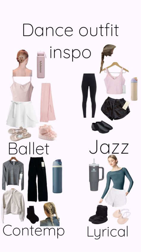 Ballet Dance Outfits Practice, Ballerina Outfit Practice, Ballet Audience Outfit, Ballet Dancers Outfit, Ballerina Warm Up Outfit, Jazz Dance Class Outfit, Outfits To Wear To Dance Practice, Ballet Needs, Dance Outfits Contemporary Practice