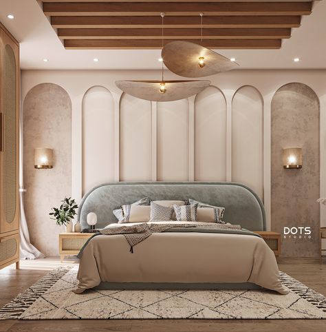 WABI SABI master bedroom Japandi Theme Bedroom, Minimal Ceiling Design Bedroom, Wabi Sabi Dressing Room, Bed Back Wall Design Master Bedrooms Modern, Minimal Bedroom Design Ideas, Parents Room Design, Bedroom Moulding, Balinese Bedroom, Wabi Sabi Bed