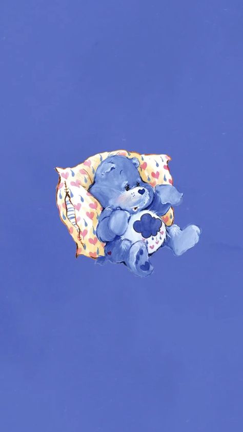 Grumpy Care Bear, Care Bears Vintage, Grumpy Bear, Care Bears Cousins, Jelly Wallpaper, Anime Backgrounds, 80s Cartoon, Bear Pictures, 80s Cartoons