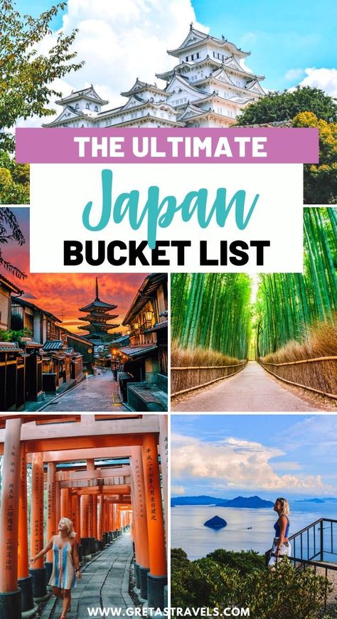 Ultimate Japan Itinerary, Most Instagrammable Places In Japan, Japan Travel 2023, Japan Itinerary 8 Days, Must See Places In Japan, Japan To Do List, Most Beautiful Places In Japan, Thing To Do In Japan, Things To Do Japan