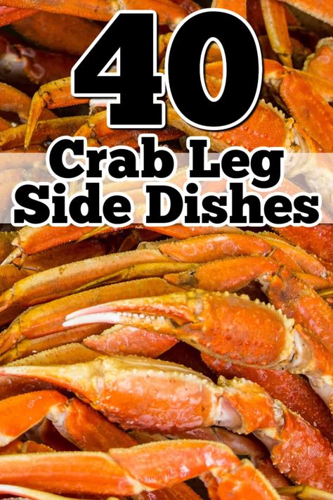 Side dishes to serve with crab legs are essential in creating a well-rounded and satisfying seafood feast. In this article, we present a curated selection of the 40 best side dishes that beautifully enhance the flavors of succulent crab legs. From buttery corn on the cob to zesty citrus-infused salads and everything in between, these delectable accompaniments are sure to elevate your dining experience to new heights. Crab Legs Dinner Meals, Side Dishes To Go With Seafood, King Crab Leg Dinner Sides, What Goes With Crab Legs For Dinner, Crab Leg Meal Ideas, Side Dishes For Crab Boil, Crab Leg Dinner Sides Meals, Crab Feast Side Dishes, Crab Dinner Side Dishes