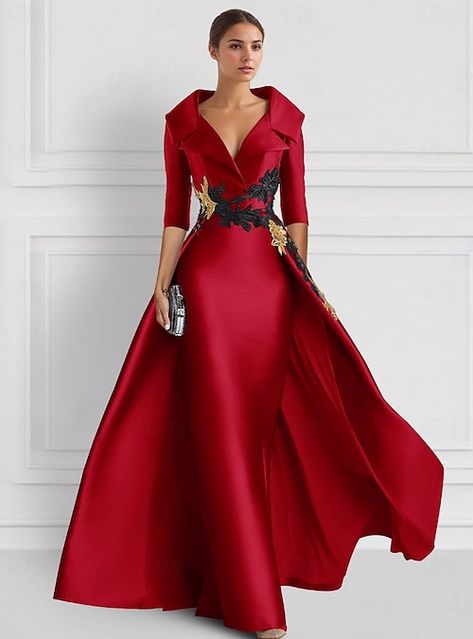 Red Green Dress, Cocktail Dress Elegant, Gown Elegant, Evening Dresses Online, Cheap Evening Dresses, Dresses Formal Elegant, Party Kleidung, Evening Gowns Elegant, فستان سهرة