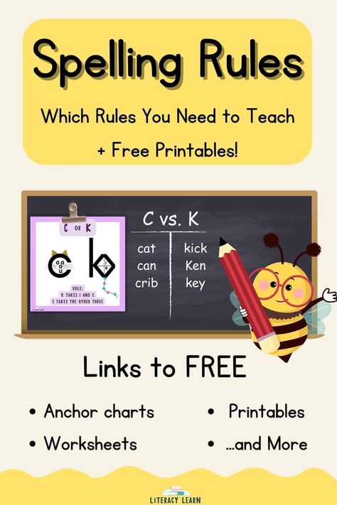 Spelling Strategies Anchor Chart, Spelling Rules Worksheets, Spelling Rules Printable, Spelling Patterns 2nd Grade, How To Teach Spelling To Kids, Phonics Rules Free Printable, Phonics Rules Teaching, Spelling Rules For Kids, Spelling Rules Anchor Chart